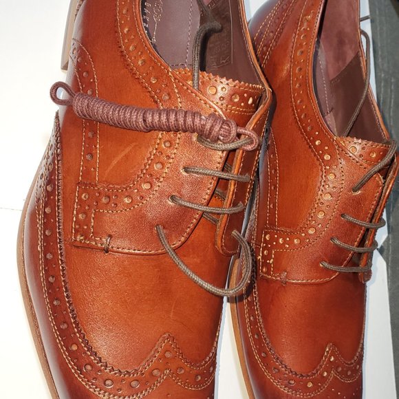 NWT TED BAKER Gryene Leather Wingtip Derby 10 M US main image 4